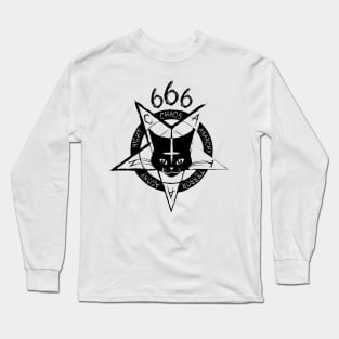 Evil Cat Long Sleeve T-Shirt